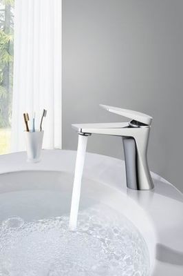 Thập sàn đắp bồn tắm vòi bồn tắm Máy trộn tay cầm duy nhất Máy vòi nước nóng và nước lạnh