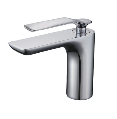 Máy bồn tắm Máy bồn tắm Chrome hiện đại Máy bồn tắm Máy bồn tắm tay cầm duy nhất Bồn rửa nóng lạnh Máy trộn nước vòi