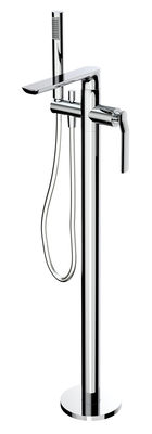 Đồng Chrome Ống bồn tắm tự đứng Máy quét đòn bẩy đơn gắn trên tường