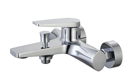 Một tay cầm tắm hoặc vòi sen máy trộn phòng tắm vòi vòi đồng chrome nước lạnh và nước nóng thiết kế hiện đại OEM