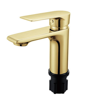 OEM đồng vàng bồn trộn vòi bồn tắm một đòn bẩy nước nóng và lạnh