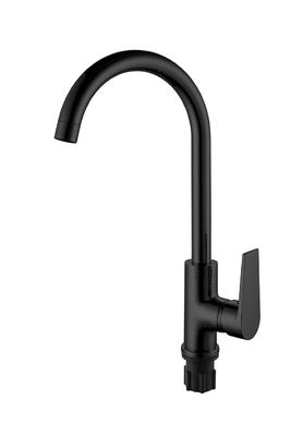 Matt Đen đồng bếp bồn rửa mặt lạnh và nóng OEM Single Lever