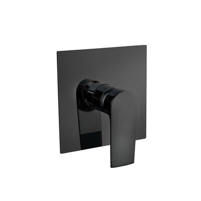 Modern Matt Black Brass Bath Shower Faucets Single Lever ẩn trong tường