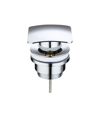 Đồng bồn cống thoát nước vỏ vuông nắp nút vanity thùng cống thải pop lên cống bồn vệ sinh chất thải crôm OEM