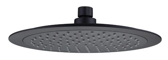OEM ABS nhựa tròn mưa đầu vòi sen kích thước lớn Matt Black phòng tắm cột