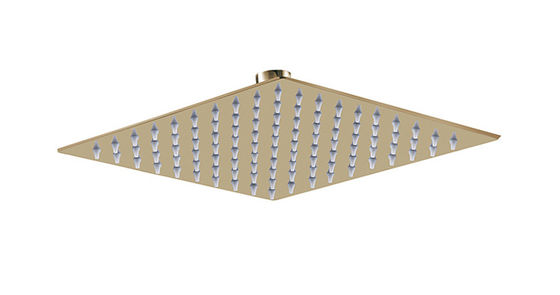 Thép không gỉ mưa SUS304 Quảng trường vàng màu vàng phòng tắm Cột 8 &quot;10&quot; 12 &quot;OEM