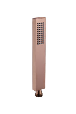 Đồng microphone bàn tay tắm tắm cho cột tắm hoa hồng vàng phòng tắm silicon vòi dễ dàng sạch hình vuông OEM