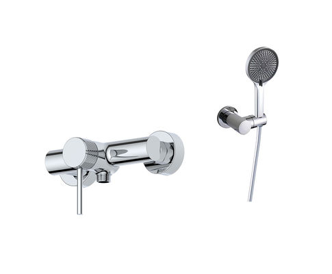 Modern Wall Mounted Bathroom Shower Mixer Faucets Chrome Brass Single Lever (Thiết kế phòng tắm hiện đại)