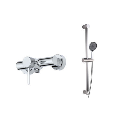 Chromed Brass Single Lever Bath Mixer Tap OEM Đặt trên tường