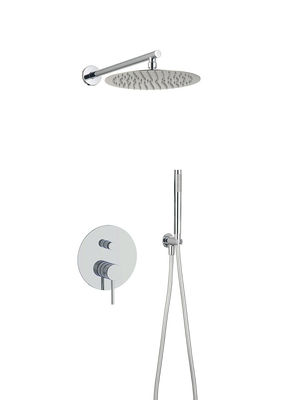 Vòng Chrome cổ điển OEM vòi nước mưa máy trộn ẩn trong tường