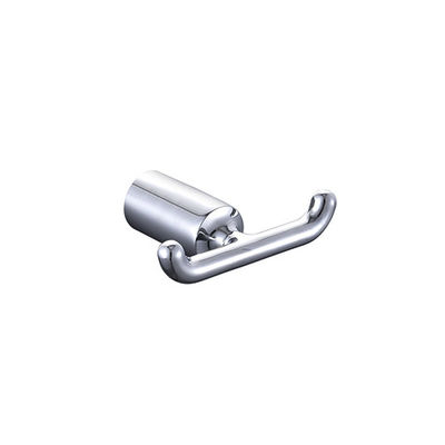 Tường gắn kẽm hai áo khoác móc màu Chrome cho phòng tắm