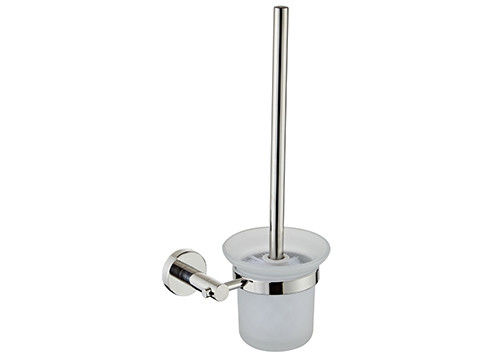 thép không gỉ SS304 máy giữ bàn chải vệ sinh được gắn trên tường máy giữ bàn chải vệ sinh được đặt với cốc thủy tinh
