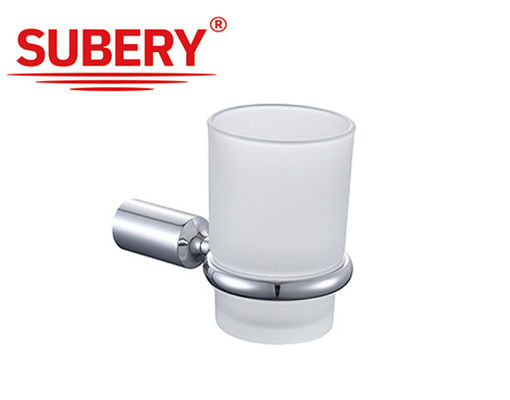 Single Tumbler Holder SUS304 Glass Phòng tắm phụ kiện OEM ODM vòng cổ điển