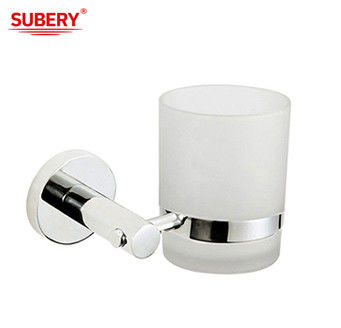 Single Tumbler Holder SUS304 Glass Phòng tắm phụ kiện OEM ODM vòng cổ điển