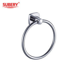 Modern Brass Towel Ring Holder Phòng tắm OEM Cửa tường gắn