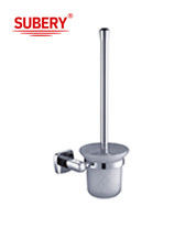 OEM đồng máy giữ bàn chải vệ sinh kính phòng tắm Chrome với thiết kế cong