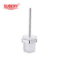 Đẹp bàn chải nhà vệ sinh bằng đồng phòng tắm thủy tinh chất lượng cao màu chrome OEM nobel đồng gắn mảnh nền đồng