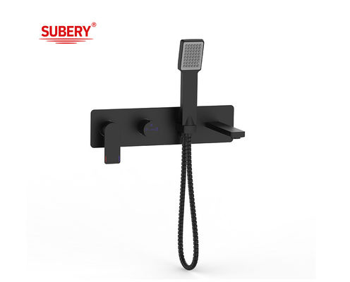 Modern Wall Mounted Bathroom Shower Mixer Faucets Chrome Brass Single Lever (Thiết kế phòng tắm hiện đại)