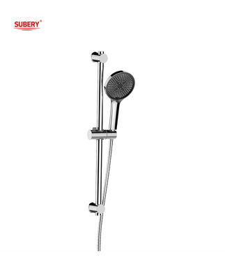 Tường gắn Modern Shower Slide Bar Chrome Round OEM cổ điển