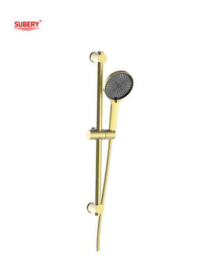 Chọn lọc đầu tắm vàng dọc thanh trượt SUS304 3 chức năng
