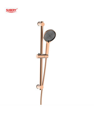 ABS nhựa vòi tắm SUS304 3 chức năng phòng tắm Rose Golden Round Classical