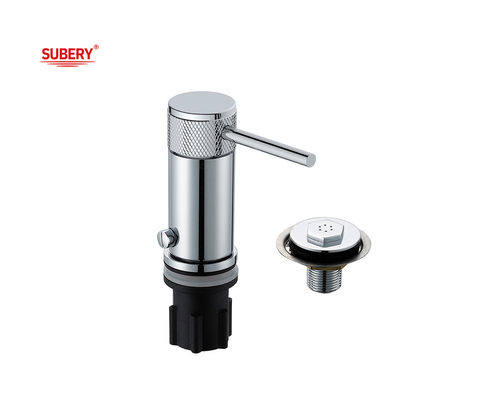 Máy pha trộn bồn tắm Bidet Bide Single Lever Brass Ringlar Knurl Handle Chrome