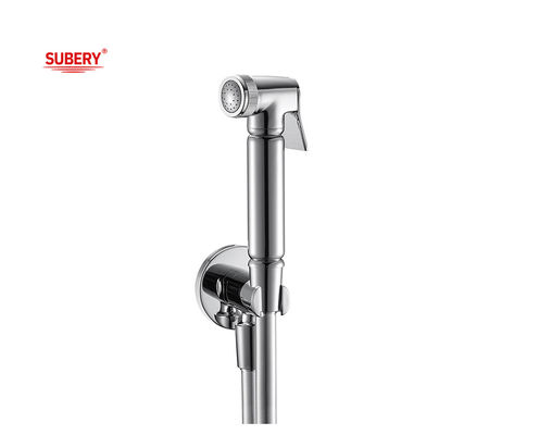 OEM Nhà vệ sinh nhà vệ sinh Bidet Shattaf Spray Set Brass PVC Hose 1.50m