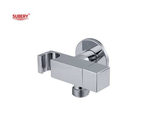 Brass Shattaf Holder Valve Handle Bidet Shower Sprayer Holder Phòng tắm Nhà vệ sinh Chrome Square OEM