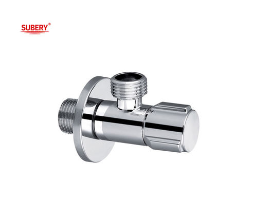 Ventil tam giác đồng G1/2&quot; sợi thân đồng ABS tay cầm OEM