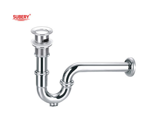 Bơm Bottle Bottle Trap Overflow Pop Up Wash Basin Drainer Chrome OEM