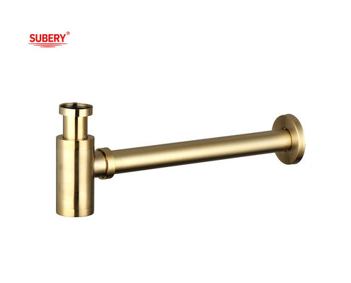 Phòng tắm rửa được đánh răng Golden Waste Siphon Bathroom Wash Basin Drainer