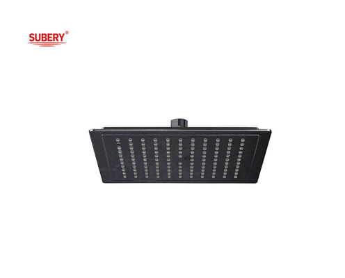 Kích thước lớn Quadrat mưa mưa Matt Đen phòng tắm Cột OEM ABS nhựa