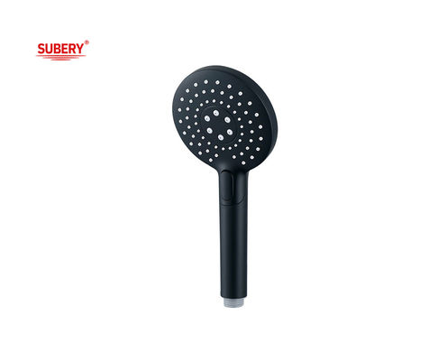 ABS nhựa 3 chức năng vòi rửa tay vòi rửa tay cho cột tắm nhà vệ sinh đen matt vòi silicon tròn sạch dễ dàng OEM