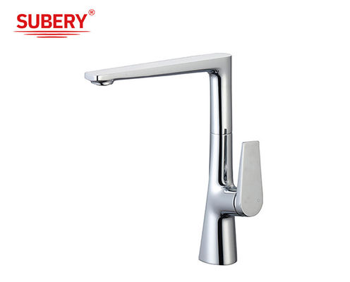OEM lạnh và nóng bồn rửa nhà bếp vòi Chrome đồng đơn đòn bẩy