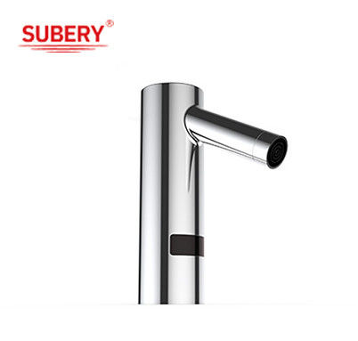 Chất lượng tốt Không chạm vào nhà vệ sinh phòng tắm tự động rửa bồn rửa bồn phun đồng sàn lắp máy quét cảm biến thông minh hồng ngoại