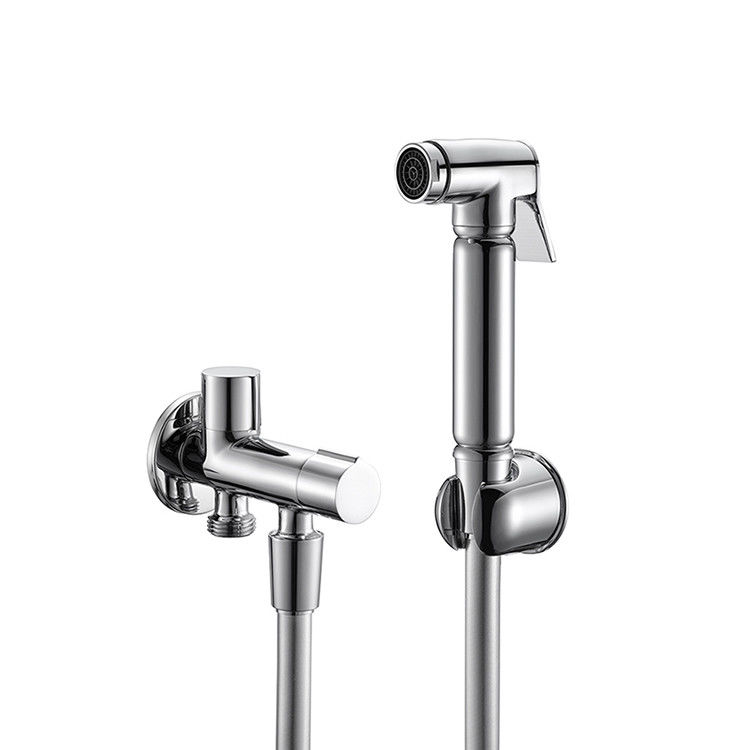 Đồng shattaf thiết lập vòi tắm bidet Đèn giữ đồng van 2 chiều PVC ống phun 1,50m đầu xịt đồng tay cầm nhà vệ sinh phòng tắm OEM