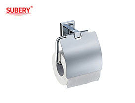 Đồng đơn giấy vệ sinh cuộn nhà vệ sinh chất lượng cao màu chrome OEM đồng cơ sở hình vuông thiết kế