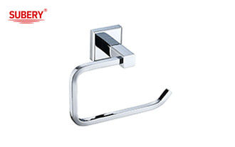 Đồng đơn giấy vệ sinh cuộn nhà vệ sinh chất lượng cao màu chrome OEM đồng cơ sở hình vuông thiết kế