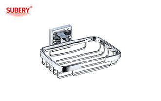 Đồ đựng đĩa xà phòng chất lượng cao màu chrome OEM nền đồng thiết kế vuông