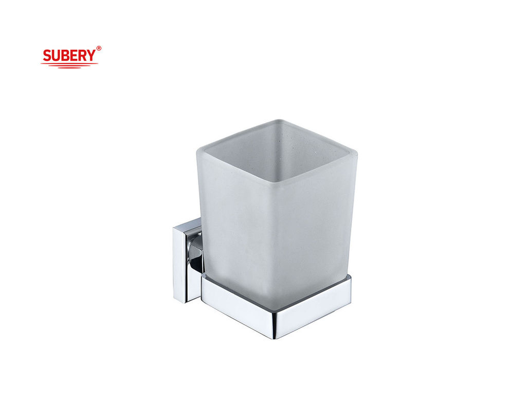 Đồng đơn tay cầm bình kính phòng tắm chất lượng cao màu chrome OEM nobel đồng cơ sở hình vuông thiết kế