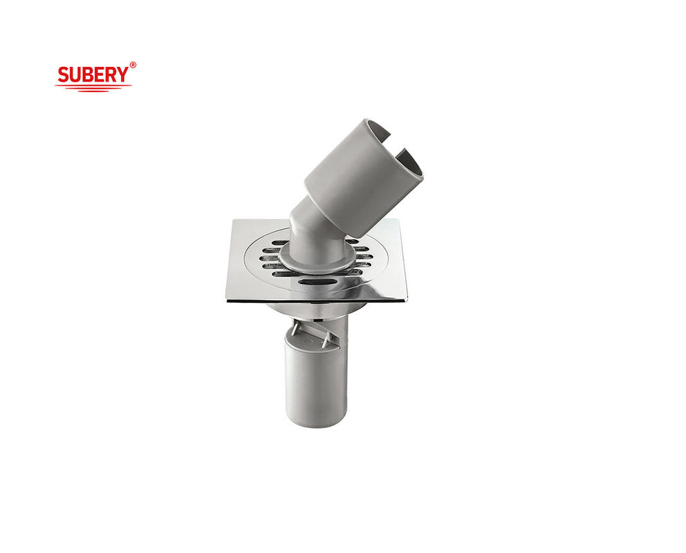 Chrom thoát nước sàn phòng tắm cho máy giặt sàn lắp đặt 100 x 100mm
