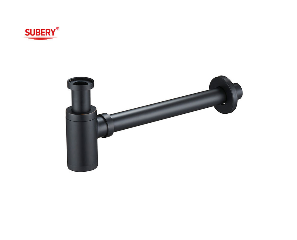 Matt Black Siphon Phòng tắm OEM Phòng vệ sinh Thủy thủng Thủy thủng Để Rửa bồn rửa Phạm bông