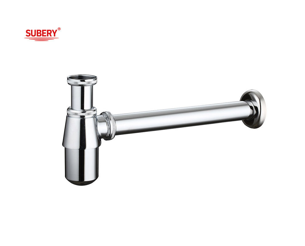 Bơm bơm nén thép bồn tắm khử nước bồn tắm siphon phòng tắm p-bẫy ống cho bồn rửa crôm OEM