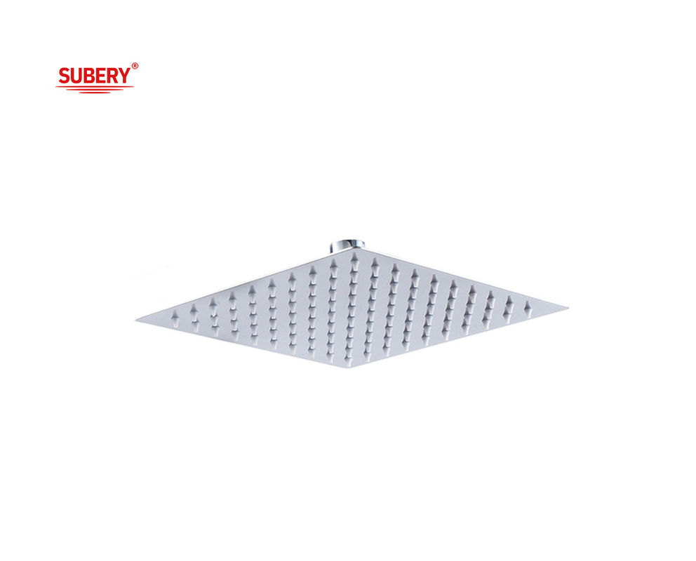 8&quot; 10&quot; 12 Square Rain Shower Head OEM SUS304 Stainless Steel Chrome Thập phòng tắm