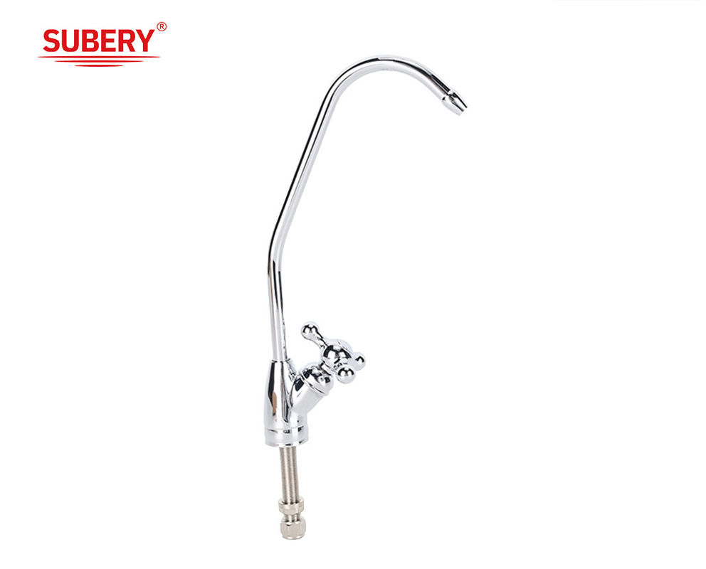 ODM Single Lever High Basin Mixer Faucet Phòng tắm Chrome Brass Long Handle Máy hút nước nóng và lạnh