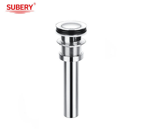 Tế phẩm vệ sinh phòng tắm khử nước bồn rửa xô Thủy thoát nước đồng Pop Up Thủy thoát nước với ống xả thép không gỉ