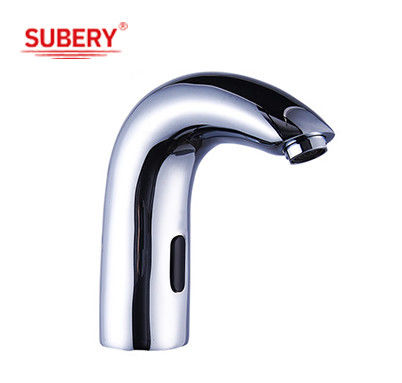 Đá rắn nặng đồng nóng lạnh máy trộn nước tự động cổ thiên nga máy quét cảm biến hồng ngoại không tiếp xúc
