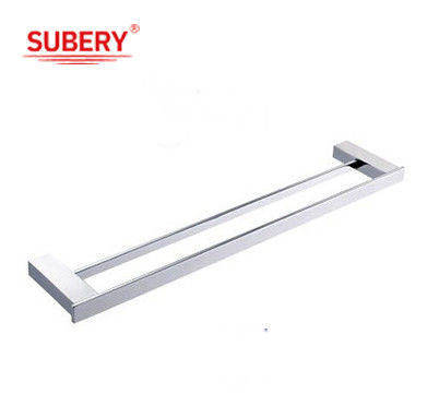 Phụ kiện phòng tắm chất lượng cao Solid Double Pole Towel Rail Double Bars