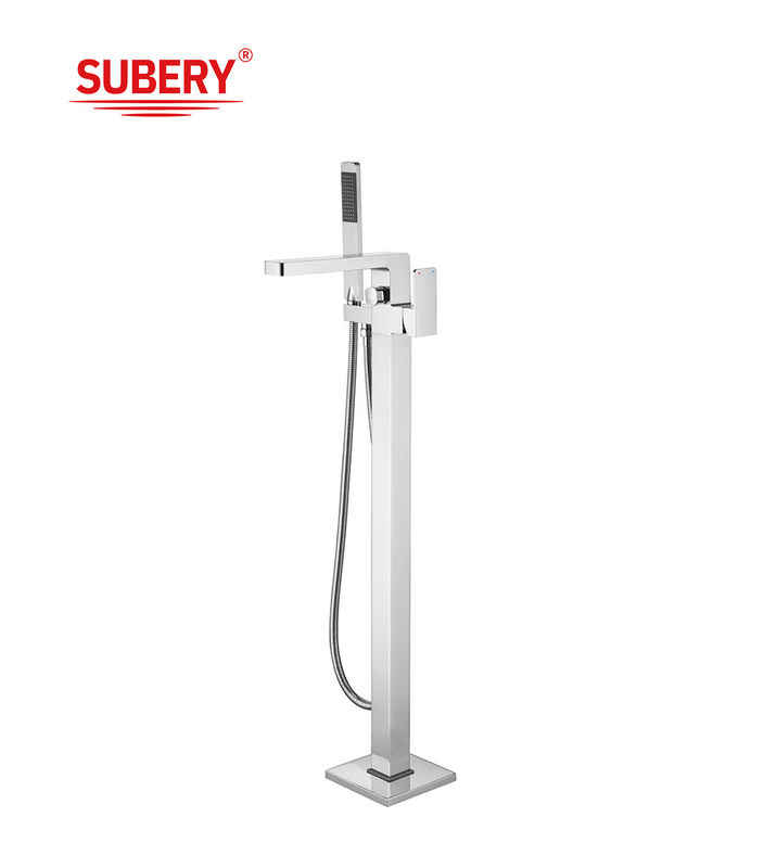 Sàn Đứng Nhà trang trí phòng tắm đồng Modern Contemporary Ceramic Bathtub Faucet