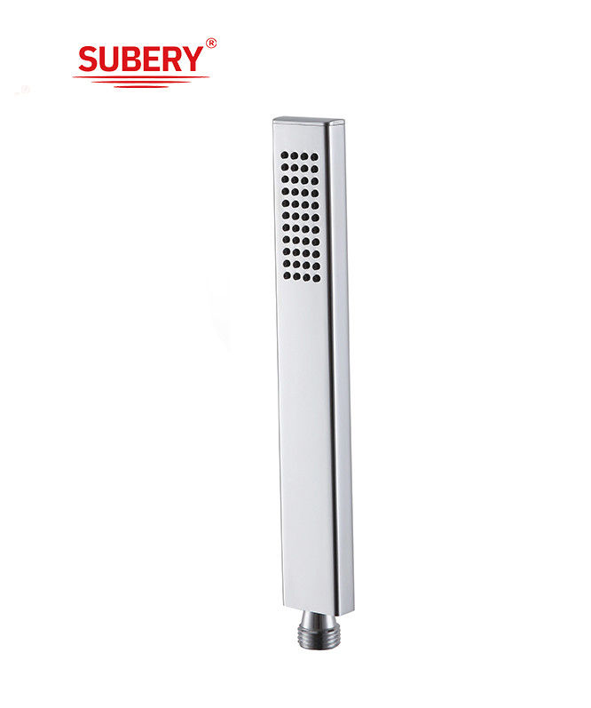 Đồng micrô tay tắm tắm tay cho vòi tắm cột phòng tắm silicon vòi phun dễ làm sạch vuông OEM